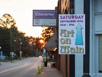 Art on Main welcomed a beautiful morning as setup began : Art on Main, Warrenton